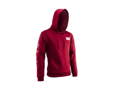 Leatt  Core hoodie, ruby