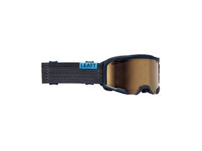 Leatt Goffle Velocity 4.0 MTB X-Flow Iriz Goggles, Blue/Bronze