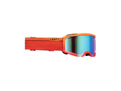 Leatt Goffle Velocity 4.0 MTB X-Flow Iriz glasses, Red/Blue