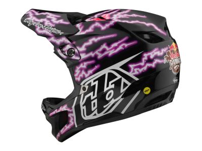 Troy Lee Designs D4 Composite MIPS Rampage Helmet, Static Black