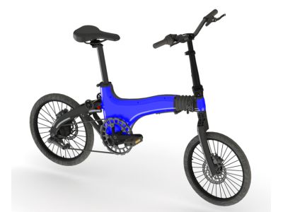 Sharvan City 3 speed 18 rower składany, niebieski/czarny