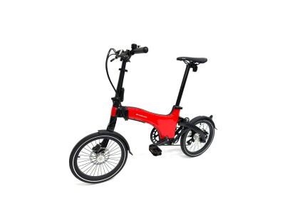 Sharvan City 3 speed 18 skladací bicykel, červená/čierna
