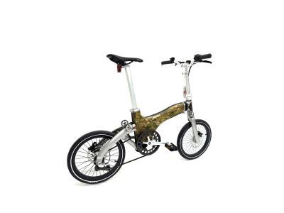Sharvan City 3 speed 18 skladací bicykel, multicam/strieborná