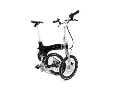Sharvan City 3 speed 18 folding bike, black/silver