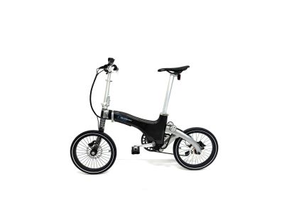 Sharvan City 3 speed 18 folding bike, carbon/silver