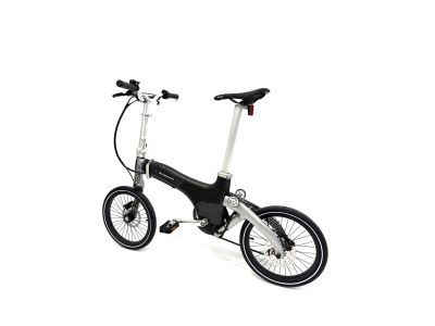 Bicicletă pliabilă Sharvan City 3 viteze 18, carbon/argintiu