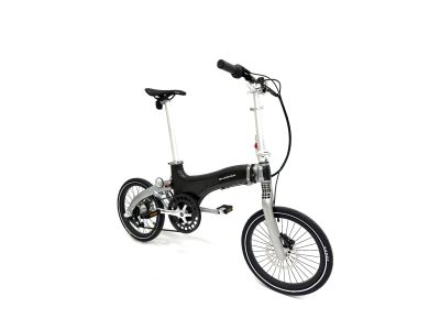 Bicicletă pliabilă Sharvan City 3 viteze 18, carbon/argintiu