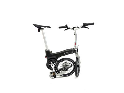 Sharvan City 3 speed 18 rower składany, karbon/srebrny