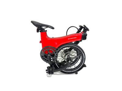 Sharvan Country 7/8 speed 18 skladací bicykel, červená/čierna