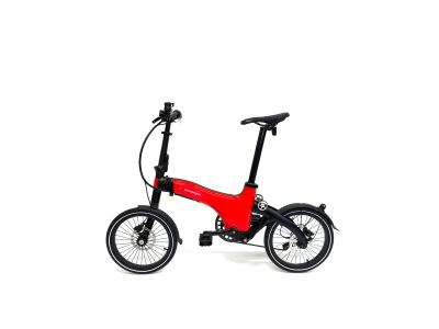 Sharvan Country 7/8 speed 18 folding bike, red/black
