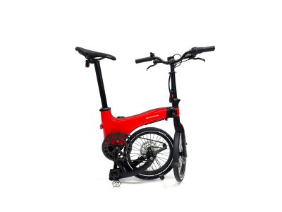 Sharvan Country 7/8 speed 18 folding bike, red/black