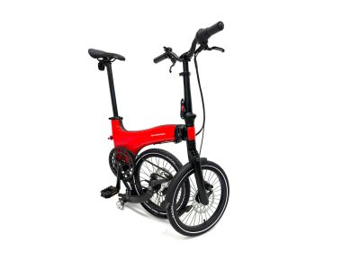 Sharvan Country 7/8 speed 18 összecsukható kerékpár, piros/fekete