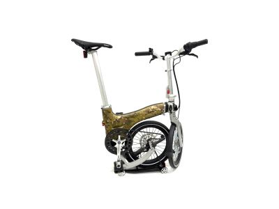 Bicicletă pliabilă Sharvan Country 7/8 viteze 18 multicamo/argintie