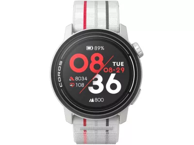 COROS Pace 3 GPS watch, nylon/white