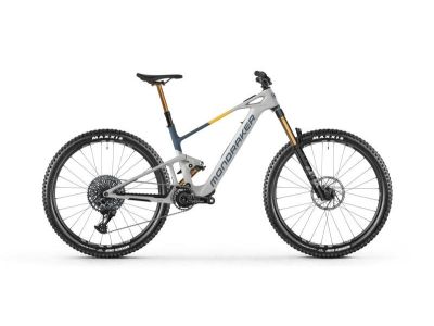 Rower elektryczny Mondraker Neat RR 29, bunkier szary/denim niebieski/żółty