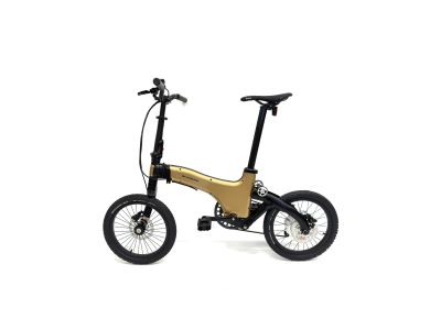 Sharvan e-Sharvan 18 elektromos kerékpár, arany/fekete