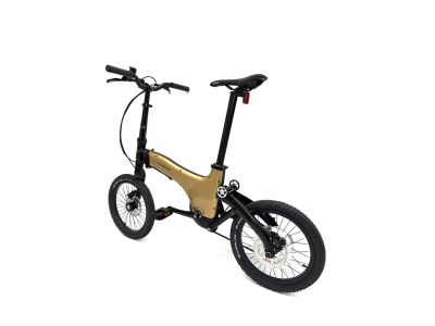 Sharvan e-Sharvan 18 rower elektryczny, złoty/czarny