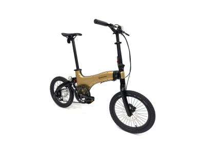 Bicicletă electrică Sharvan e-Sharvan 18, auriu/negru