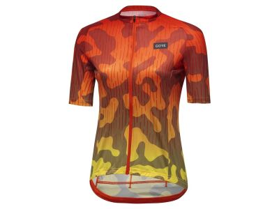 GOREWEAR Rain Camo women's jersey, fireball