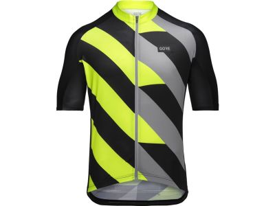 Koszulka rowerowa GOREWEAR Signal czarna/neonowożółtym