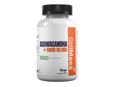 StillMass Ashwagandha + Ginkgo, 90 capsules