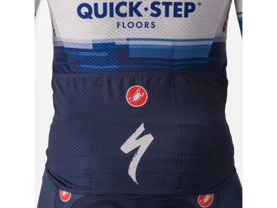 Tricou Castelli QuickStep AERO RACE 6.1, albastru închis/alb