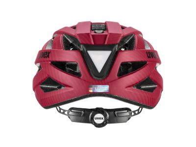 uvex City I-VO helmet, ruby ​​red matt