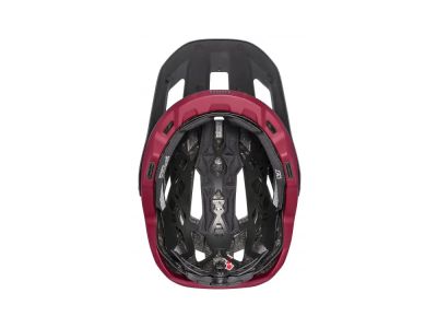uvex Renegade MIPS Helm, rubinrot/schwarz matt