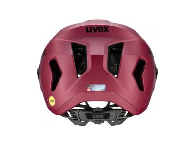 uvex Renegade MIPS Helm, rubinrot/schwarz matt