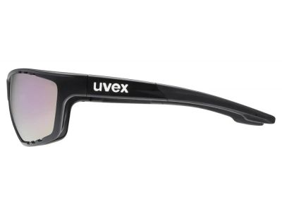 Okulary uvex Sportstyle 706 ColorVision, black matt/lustrzana lawenda
