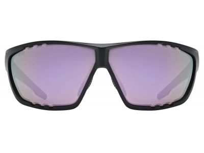 uvex Sportstyle 706 ColorVision glasses, black matt/mirror lavender