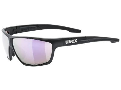 uvex Sportstyle 706 ColorVision Brille, schwarz matt/spiegel lavendel