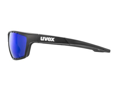 uvex Sportstyle 706 ColorVision Brille, schwarz matt/spiegelblau