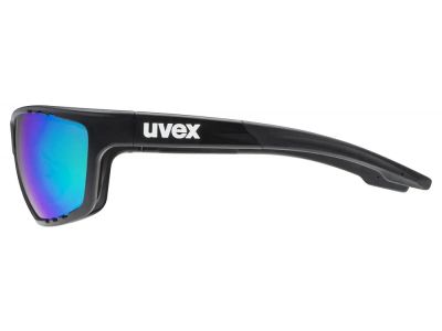 Okulary uvex Sportstyle 706 ColorVision, black matt/lustrzana zieleń