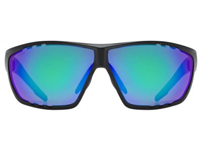 uvex Sportstyle 706 ColorVision Brille, schwarz matt/spiegelgrün
