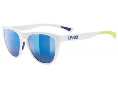 uvex ESNTL Spirit okuliare, white matt/mirror blue