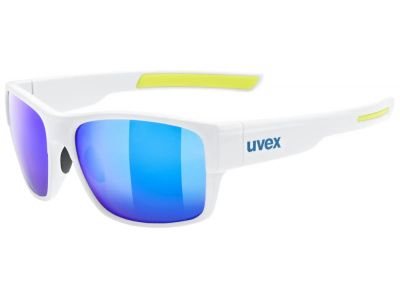 uvex ESNTL Urban okuliare, white matt/mirror blue