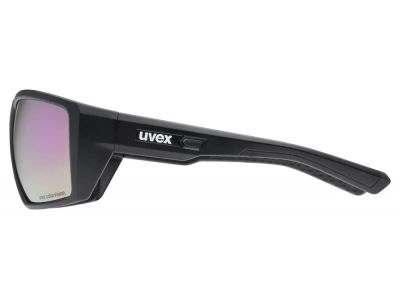uvex MTN Venture ColorVision brýle, black matt/mirror lavender pink