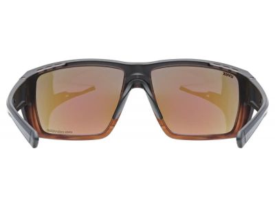 uvex MTN Venture ColorVision szemüveg, fekete demi matt/tükörkék