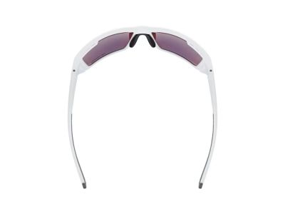 uvex MTN Venture ColorVision glasses, white matt/mirror gold