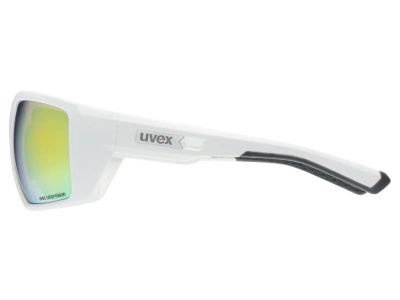 uvex MTN Venture ColorVision Brille, weiß matt/spiegelgold