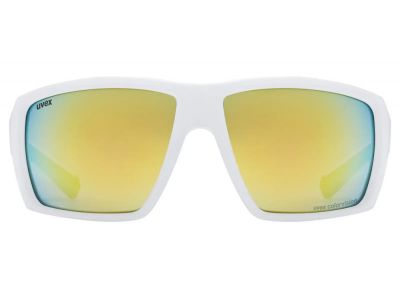 Ochelari uvex MTN Venture ColorVision, alb mat/auriu oglindă
