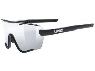 uvex Sportstyle 236 S glasses, black matt/mirror silver