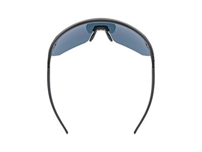 uvex Pace One Brille, schwarz matt/spiegelblau