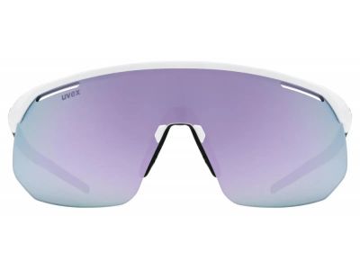 uvex Pace One brýle, white matt/mirror lavender