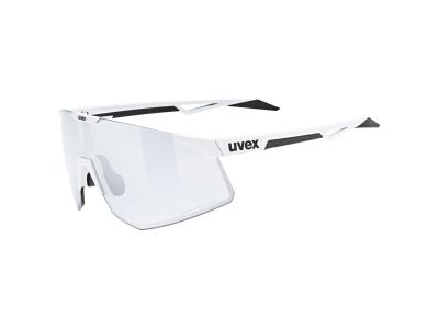 uvex Pace Perform Variomatic okuliare, white matt/LTM. silver