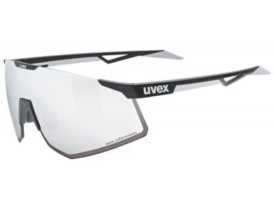 uvex Pace Perform S ColorVison glasses, black matt/mirror silver