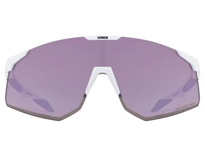 Okulary uvex Pace Perform S ColorVision, biały mat/lustrzana lawenda