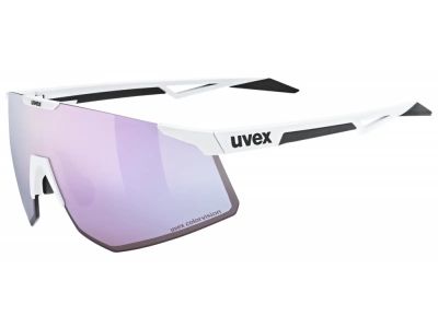 uvex Pace Perform S ColorVision szemüveg, fehér matt/tükör levendula