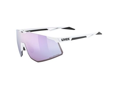 uvex Pace Perform small CV okuliare, white matt/mirror lavender